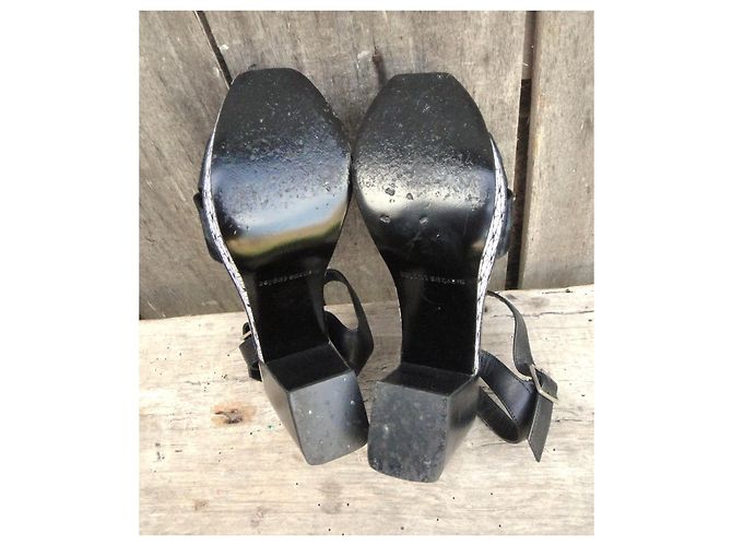 Markus Lupfer Sandalen Schwarz Weiß - Ansicht 6