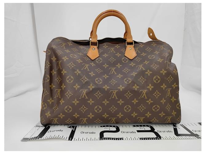 Speedy Louis Vuitton Monogram Cabas Marrone - vista 2