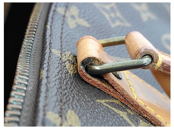 Speedy Louis Vuitton Monogram Cabas Marrone - vista 6