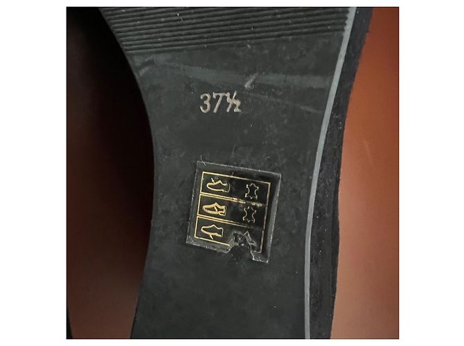 Scarpe con zeppa Sonia Rykiel in suede nero - vista 9
