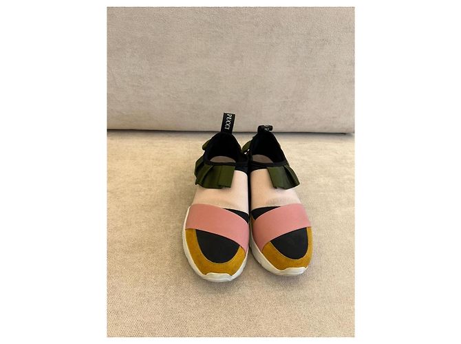 Sneakers Slip-On Emilio Pucci Multicolore con Volant - vista 2