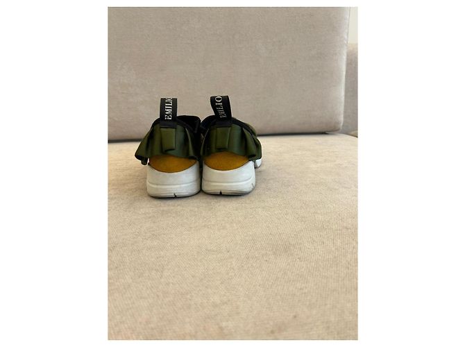 Sneakers Slip-On Emilio Pucci Multicolore con Volant - vista 5