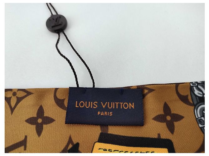 Stirnband Monogram Denim Louis Vuitton L 120cm Mehrfarben - Ansicht 4
