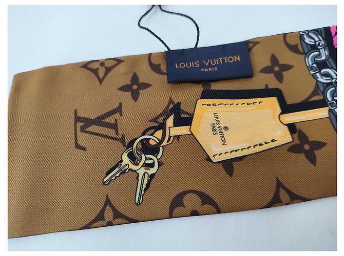 Stirnband Monogram Denim Louis Vuitton L 120cm Mehrfarben - Ansicht 6