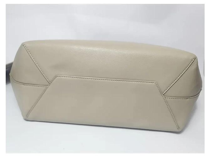 Balenciaga Borsa Mary Kate Medium in pelle beige Crudo - vista 5
