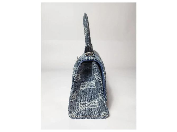 Hourglass Balenciaga clessidra xs Blu chiaro - vista 6
