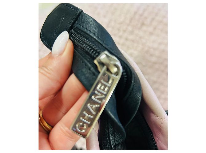 Bolsa Chanel Cambon em couro acolchoado rosa - vista 6