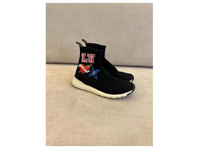 Louis Vuitton Sneakers Nero - vista 3