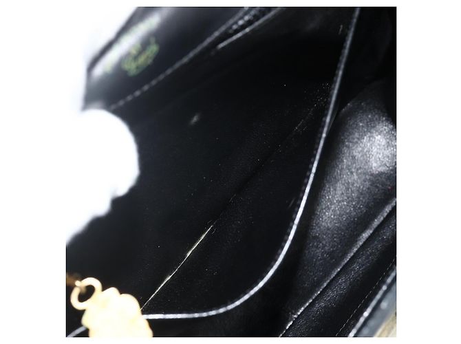 Borsa a mano in pelle nera Auth 177281A di GUCCI Nero - vista 21