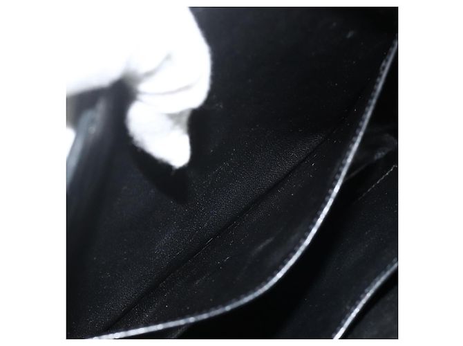 Borsa a mano in pelle nera Auth 177281A di GUCCI Nero - vista 22