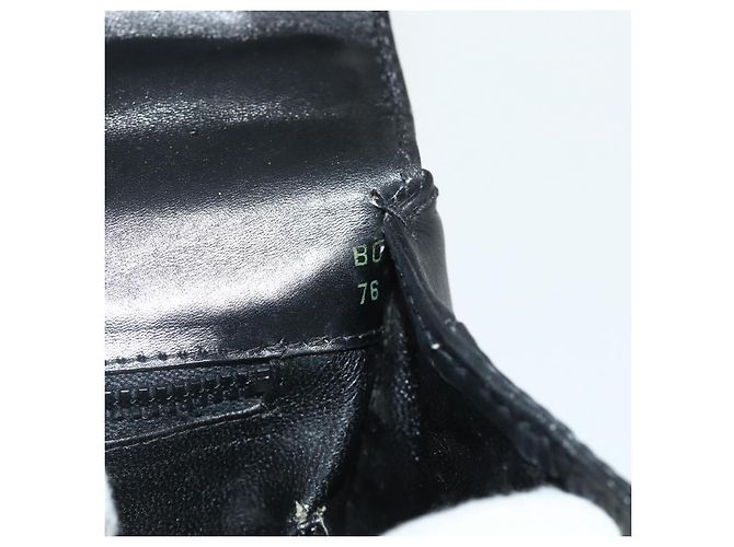 Borsa a mano in pelle nera Auth 177281A di GUCCI Nero - vista 23
