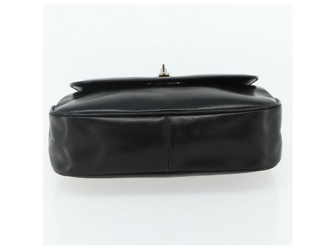 Borsa a mano in pelle nera Auth 177281A di GUCCI Nero - vista 9