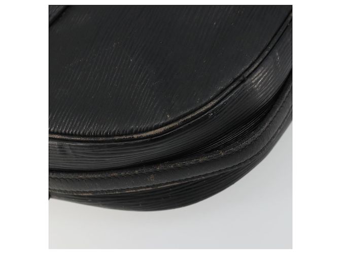 LOUIS VUITTON Borsa a Spalla Epi Jeune Fille MM Nera M52152 LV Auth BA12440 Nero - vista 11