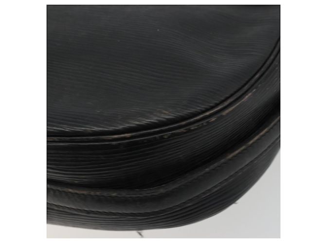 LOUIS VUITTON Borsa a Spalla Epi Jeune Fille MM Nera M52152 LV Auth BA12440 Nero - vista 12