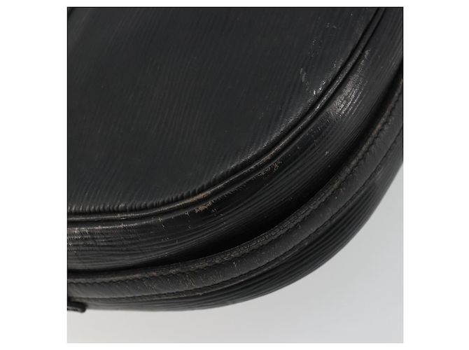 LOUIS VUITTON Borsa a Spalla Epi Jeune Fille MM Nera M52152 LV Auth BA12440 Nero - vista 13