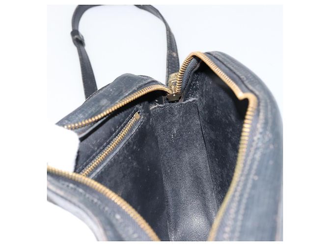 LOUIS VUITTON Borsa a Spalla Epi Jeune Fille MM Nera M52152 LV Auth BA12440 Nero - vista 18