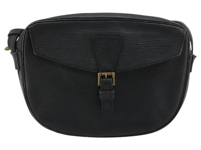 LOUIS VUITTON Borsa a Spalla Epi Jeune Fille MM Nera M52152 LV Auth BA12440 Nero - vista 2