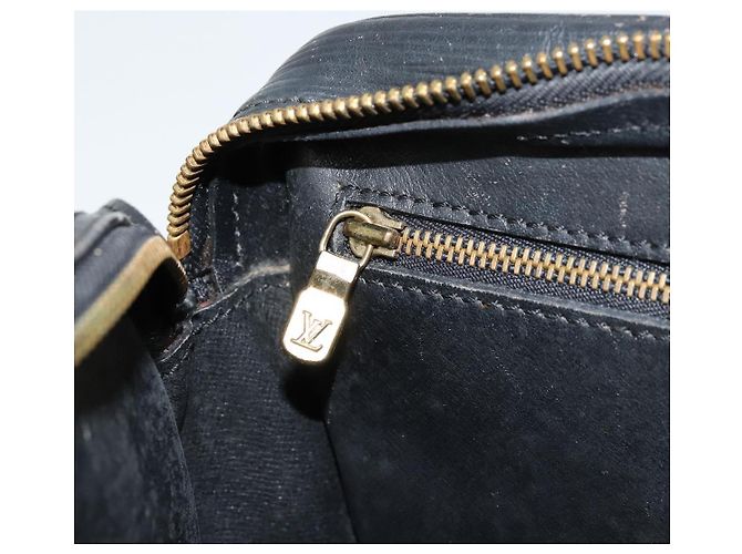 LOUIS VUITTON Borsa a Spalla Epi Jeune Fille MM Nera M52152 LV Auth BA12440 Nero - vista 20