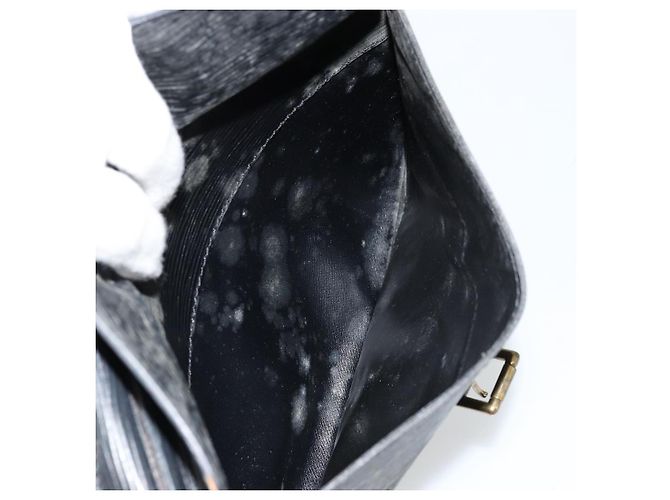 LOUIS VUITTON Borsa a Spalla Epi Jeune Fille MM Nera M52152 LV Auth BA12440 Nero - vista 22