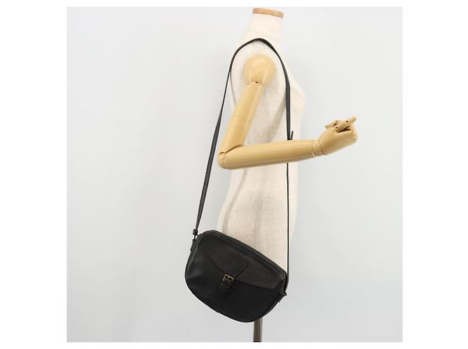 LOUIS VUITTON Borsa a Spalla Epi Jeune Fille MM Nera M52152 LV Auth BA12440 Nero - vista 24