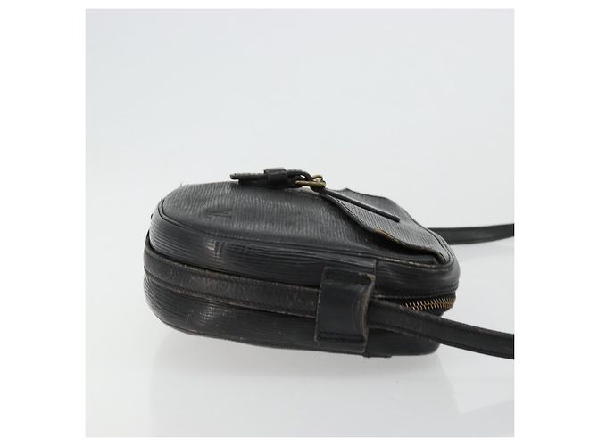 LOUIS VUITTON Borsa a Spalla Epi Jeune Fille MM Nera M52152 LV Auth BA12440 Nero - vista 4