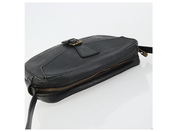 LOUIS VUITTON Borsa a Spalla Epi Jeune Fille MM Nera M52152 LV Auth BA12440 Nero - vista 6