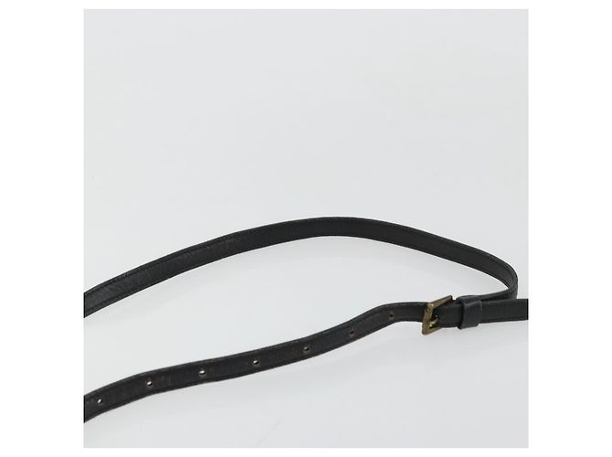 LOUIS VUITTON Borsa a Spalla Epi Jeune Fille MM Nera M52152 LV Auth BA12440 Nero - vista 8