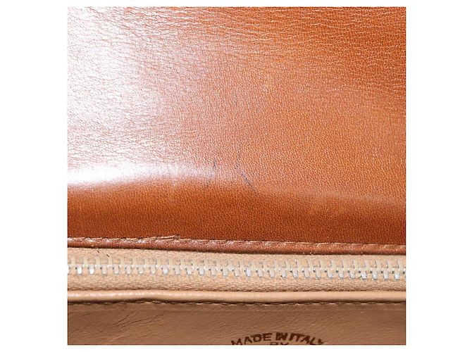 Gucci Borsa a Spalla Micro GG in Tela Beige Oro Auth am11560 D'oro - vista 16