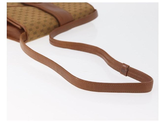 Gucci Borsa a Spalla Micro GG in Tela Beige Oro Auth am11560 D'oro - vista 7