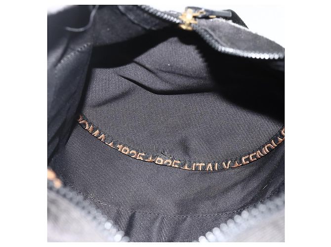 Borsa FENDI in nylon 2 in 1 nera e oro Auth bs34931 Nero D'oro - vista 19