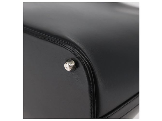 Borsa a mano in pelle Gianni Versace 2 in 1 Nera Argento Auth 177571 Nero - vista 15