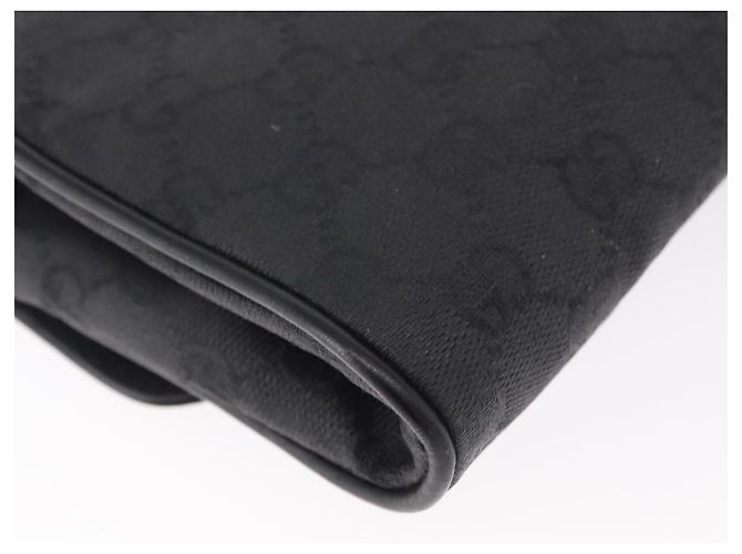 Borsa a Spalla GG Canvas Gucci Nera Oro 004 904 0198 Auth 177480 Nero D'oro - vista 12