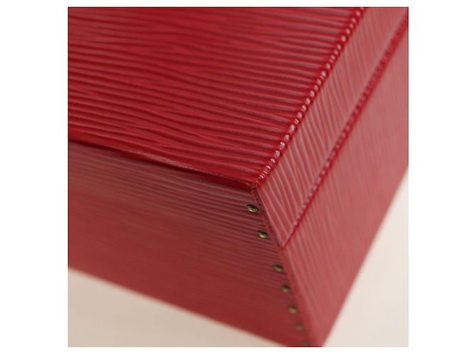 BOÎTE À BIJOUX LOUIS VUITTON Epi Boite Bijou SPO Rouge LV Auth 178615SV - vue 11