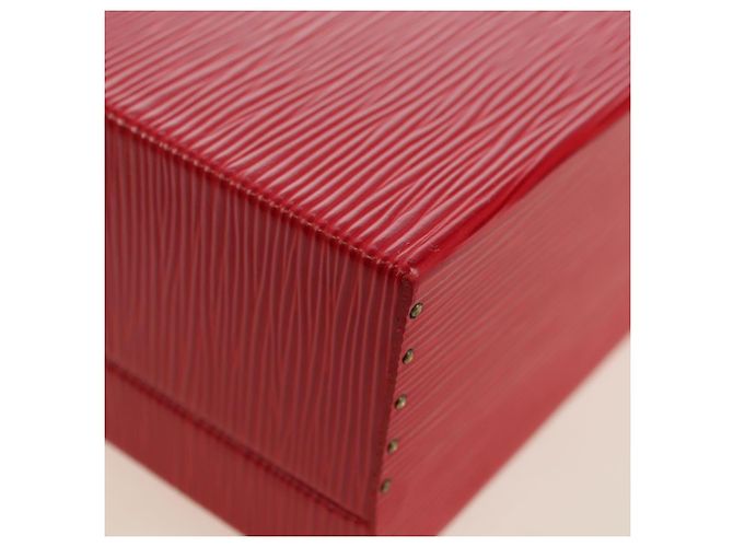 BOÎTE À BIJOUX LOUIS VUITTON Epi Boite Bijou SPO Rouge LV Auth 178615SV - vue 12