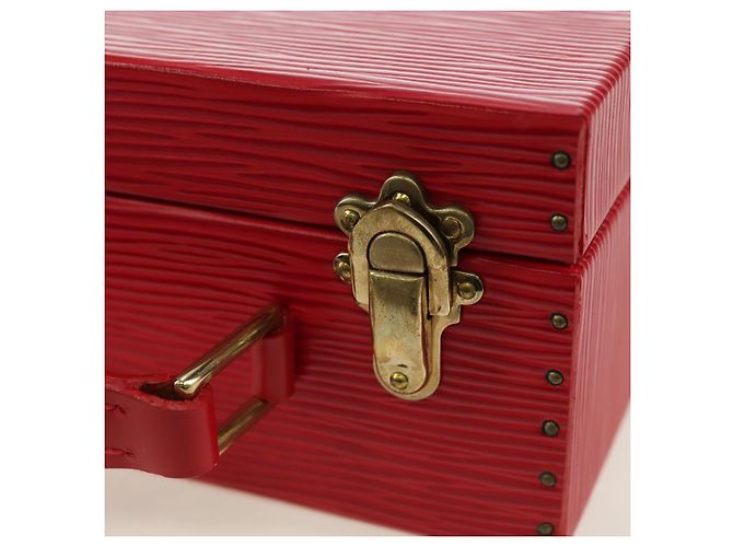 BOÎTE À BIJOUX LOUIS VUITTON Epi Boite Bijou SPO Rouge LV Auth 178615SV - vue 14