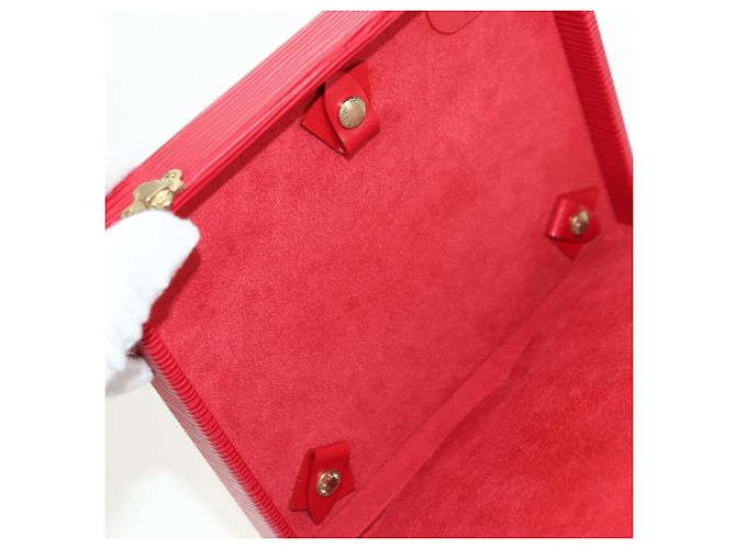 BOÎTE À BIJOUX LOUIS VUITTON Epi Boite Bijou SPO Rouge LV Auth 178615SV - vue 17