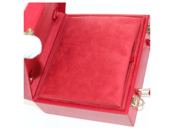 BOÎTE À BIJOUX LOUIS VUITTON Epi Boite Bijou SPO Rouge LV Auth 178615SV - vue 18