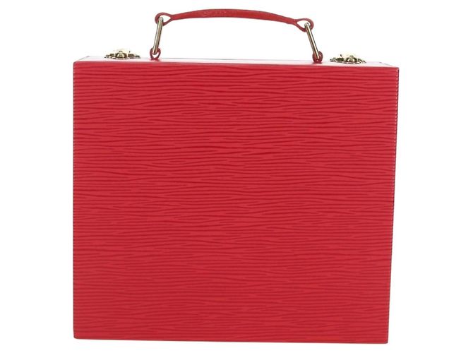 BOÎTE À BIJOUX LOUIS VUITTON Epi Boite Bijou SPO Rouge LV Auth 178615SV - vue 2