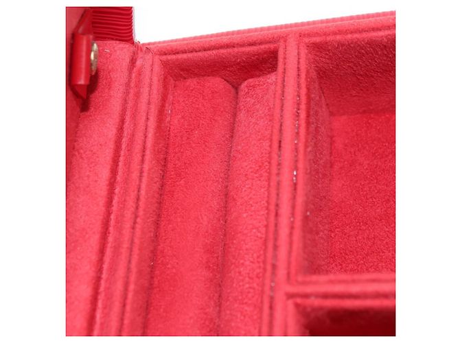 BOÎTE À BIJOUX LOUIS VUITTON Epi Boite Bijou SPO Rouge LV Auth 178615SV - vue 21