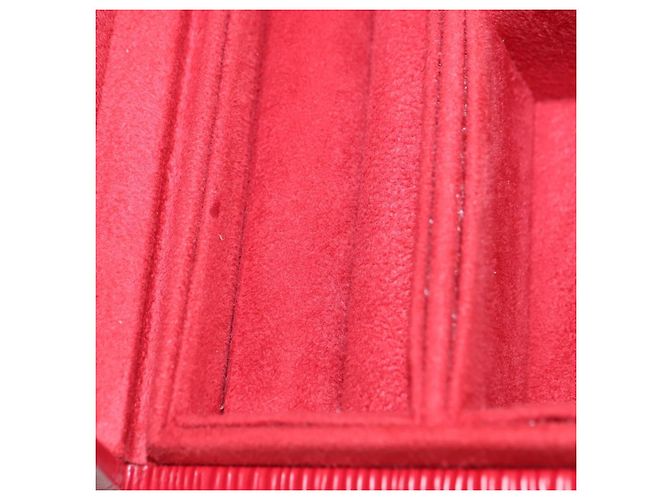 BOÎTE À BIJOUX LOUIS VUITTON Epi Boite Bijou SPO Rouge LV Auth 178615SV - vue 22