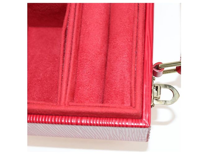 BOÎTE À BIJOUX LOUIS VUITTON Epi Boite Bijou SPO Rouge LV Auth 178615SV - vue 26