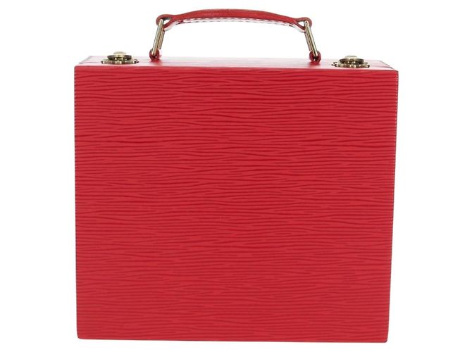 BOÎTE À BIJOUX LOUIS VUITTON Epi Boite Bijou SPO Rouge LV Auth 178615SV - vue 3