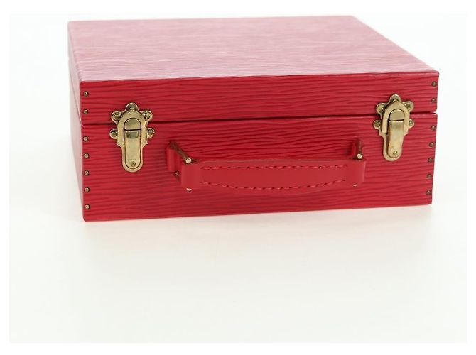 BOÎTE À BIJOUX LOUIS VUITTON Epi Boite Bijou SPO Rouge LV Auth 178615SV - vue 6