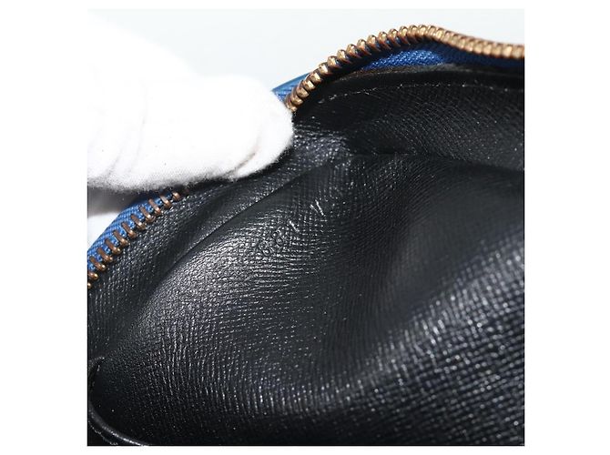 LOUIS VUITTON Epi Porta Documenti da Viaggio Borsa Business Blu M41144 LV Auth 178528 - vista 12