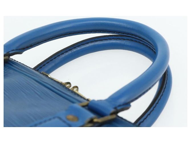 LOUIS VUITTON Epi Porta Documenti da Viaggio Borsa Business Blu M41144 LV Auth 178528 - vista 14