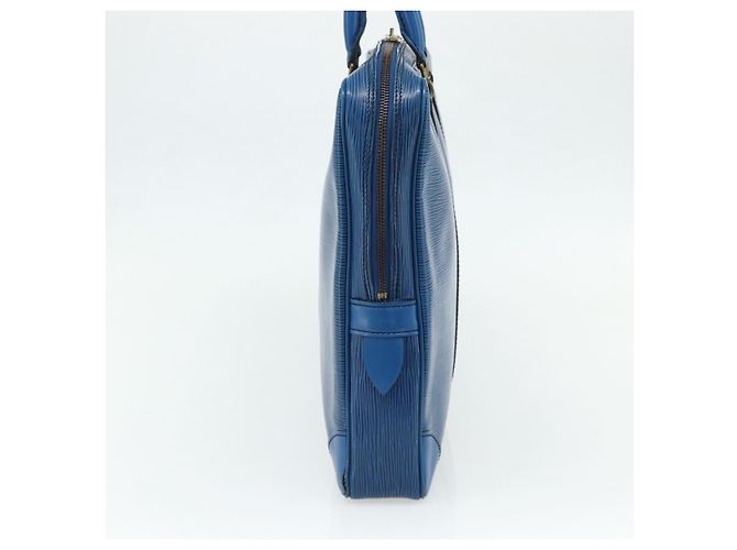 LOUIS VUITTON Epi Porta Documenti da Viaggio Borsa Business Blu M41144 LV Auth 178528 - vista 3