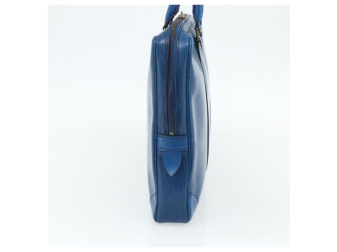 LOUIS VUITTON Epi Porta Documenti da Viaggio Borsa Business Blu M41144 LV Auth 178528 - vista 4