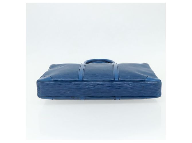 LOUIS VUITTON Epi Porta Documenti da Viaggio Borsa Business Blu M41144 LV Auth 178528 - vista 5