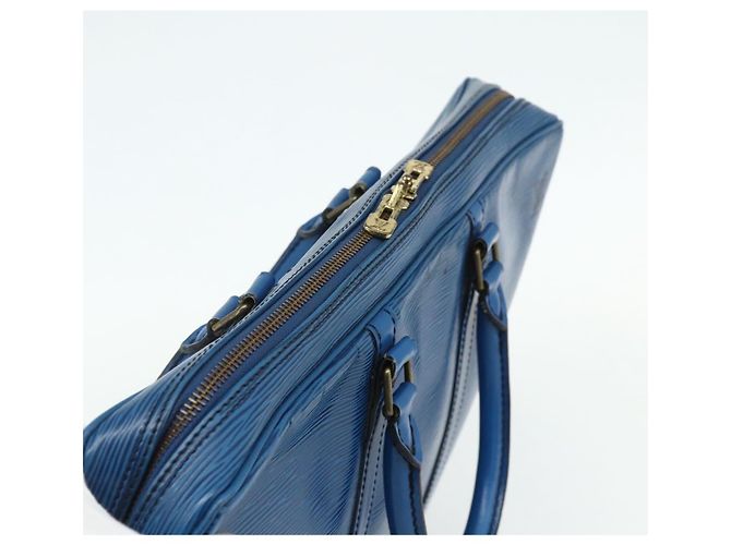 LOUIS VUITTON Epi Porta Documenti da Viaggio Borsa Business Blu M41144 LV Auth 178528 - vista 6