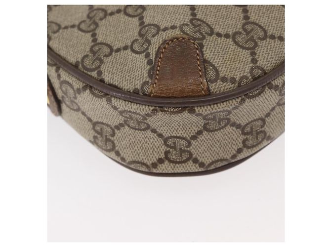 Borsa Sherry Line GG Supreme Web di GUCCI in PVC beige e oro 89 02 066 Auth 178969 D'oro - vista 10